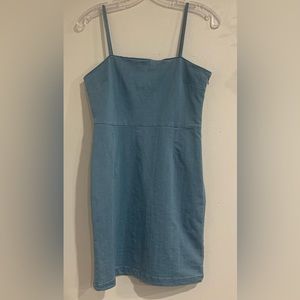 Light denim cami dress, forever 21 size M. Y2K, 90’s